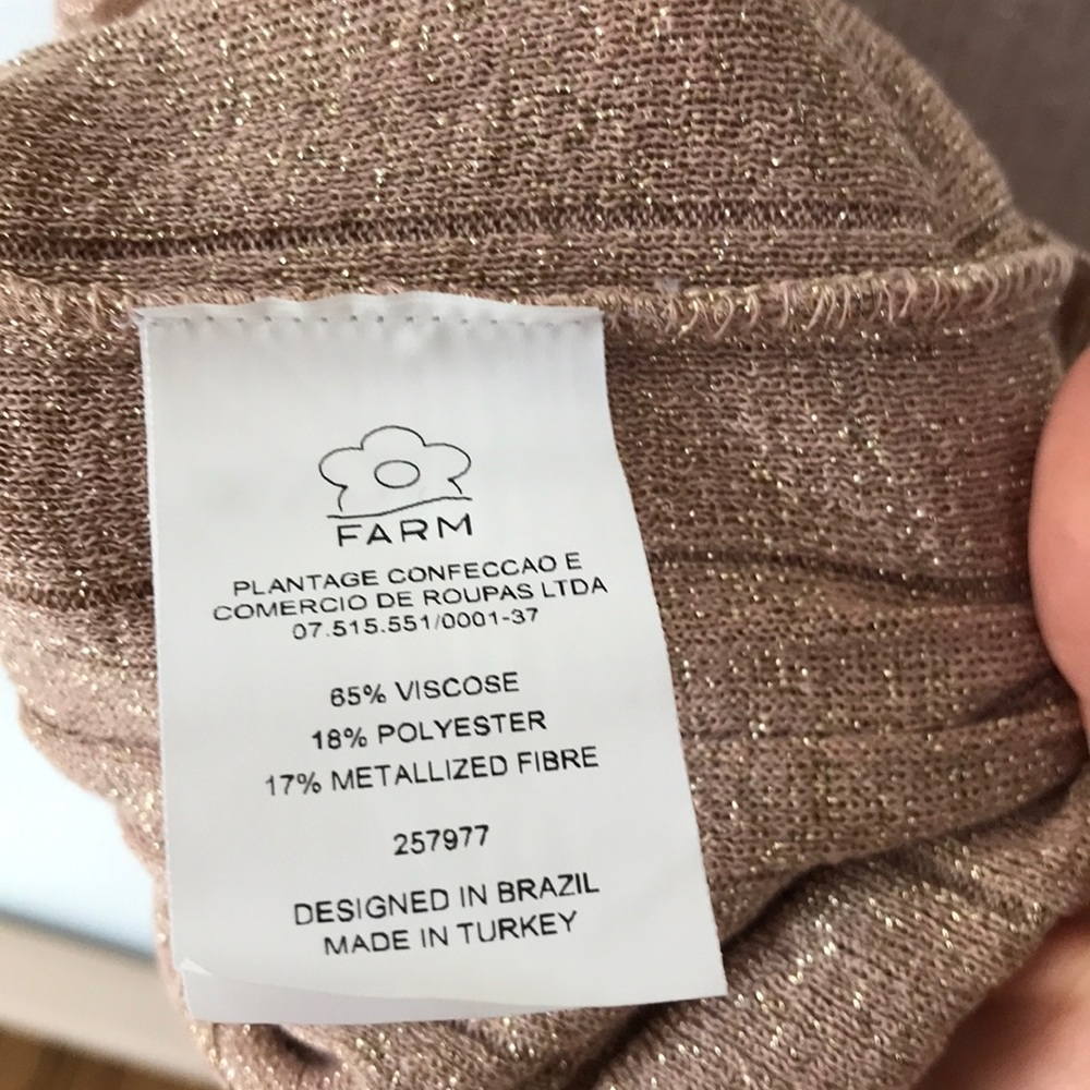 Anthropologie - FARM Rio- pleated blush knit skirt - Picture 6 of 8